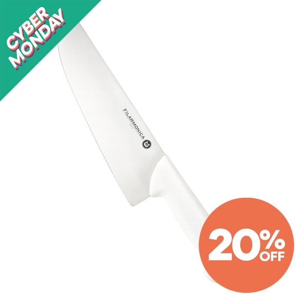 Cuchillo Carnicero 3 Claveles. Modelo Filarmonica Cabo Blanco 27cm