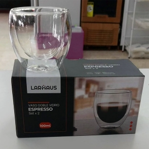 TAZA ESPRESSO BARISTA 100 CC x2