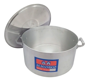 CACEROLA ALUMINIO ALMANDOZ - Nº 40 ALM11 Destapada
