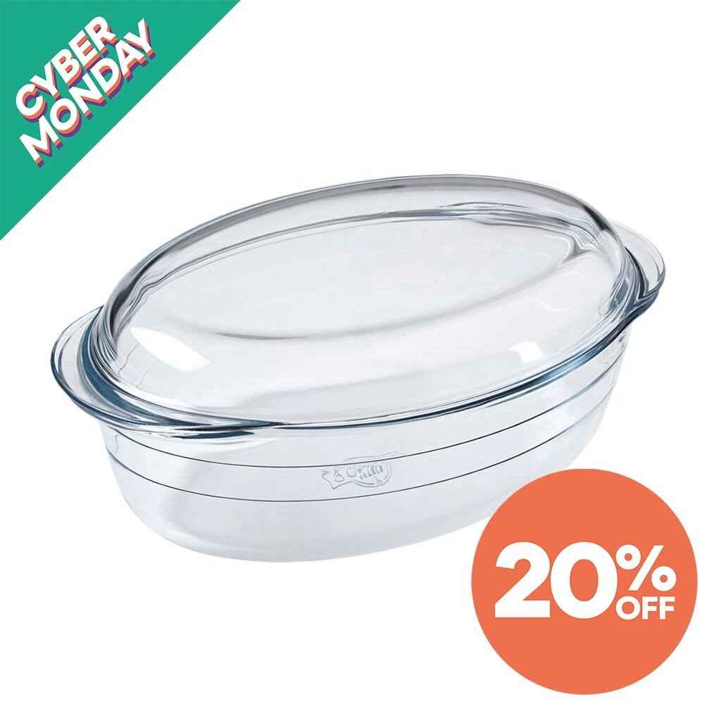 CACEROLA T/VIDRIO OVAL - MERCATOR/LUMINARC 459AA00Nº 28  