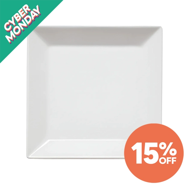 PLATO CUADRADO PLAYO 23 CM