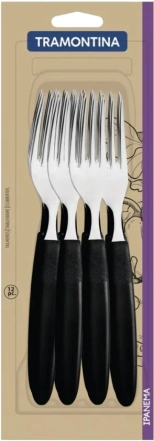 TENEDOR IPANEMA MESA * 12 23362/900 NEGRO   